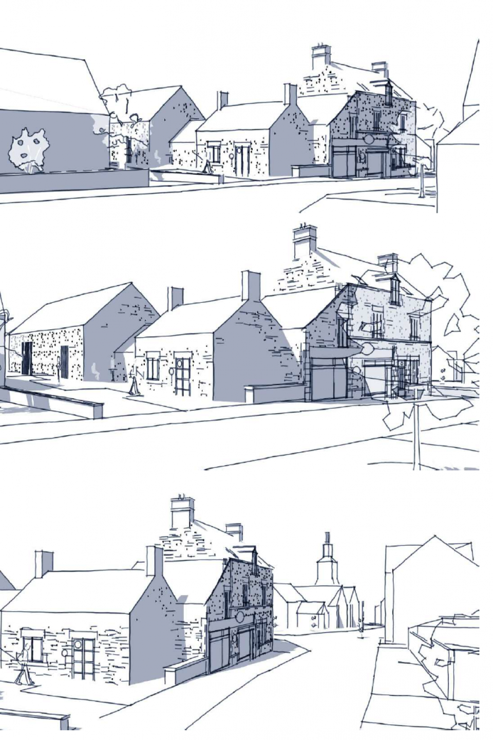 JAVENE: RECTRUCTURATION DE L'iLOT DU COUESNON