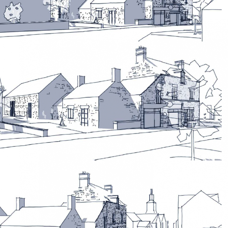 JAVENE: RECTRUCTURATION DE L'iLOT DU COUESNON